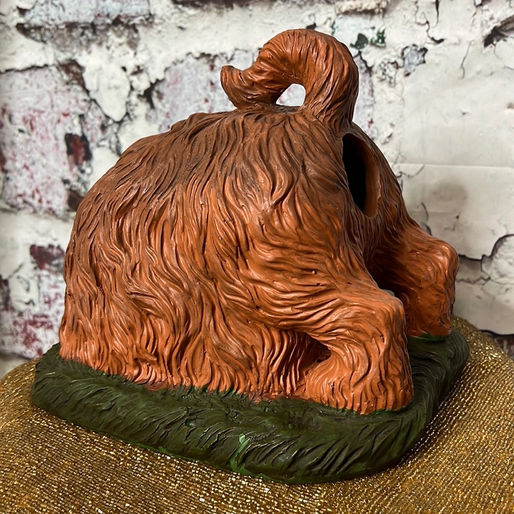 Dog butthole tissue box cover